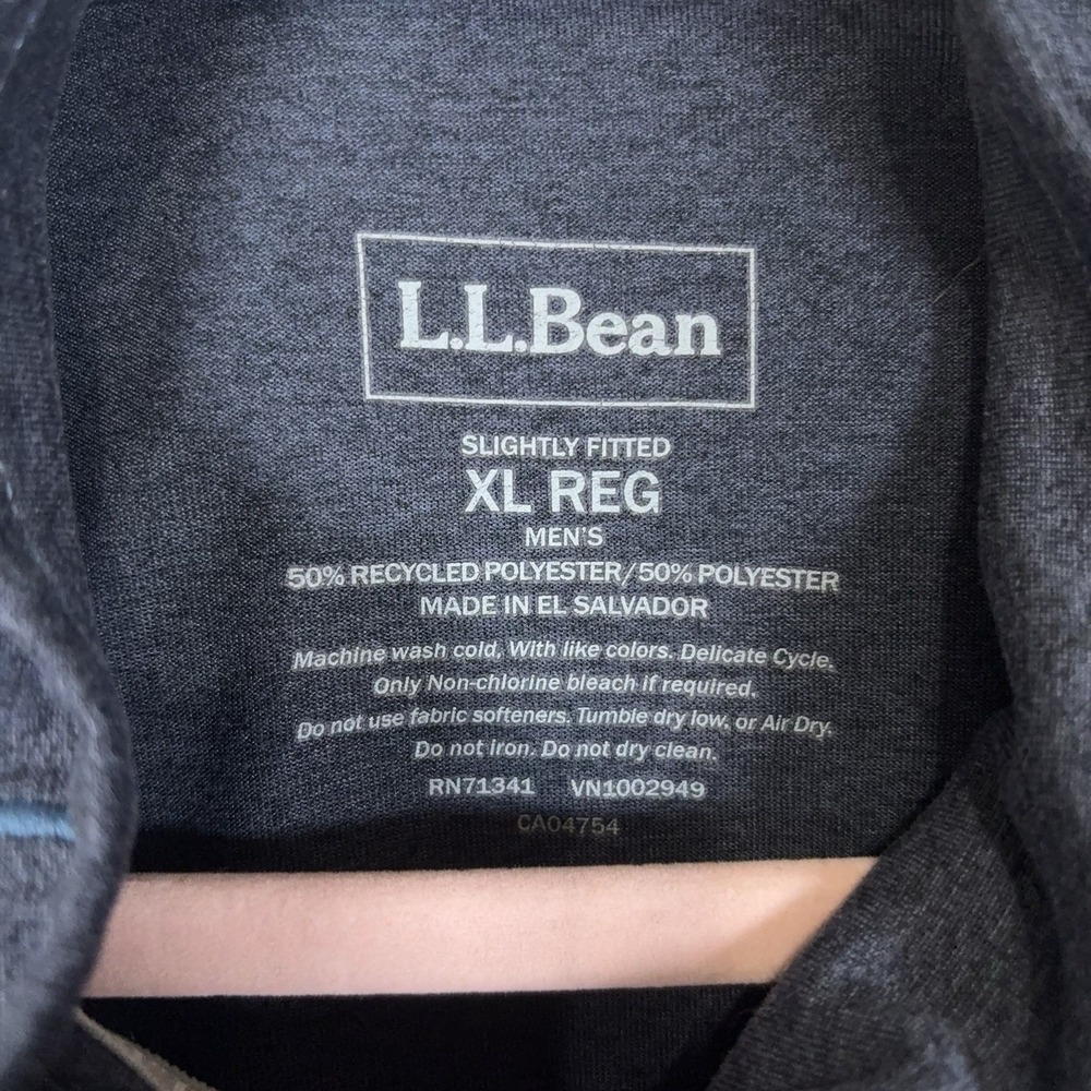 LL Bean Pullover Jacket Mens XL Blue Lightweight Slightly Fitted - BUNDLE OF 2 - Picture 8 of 10